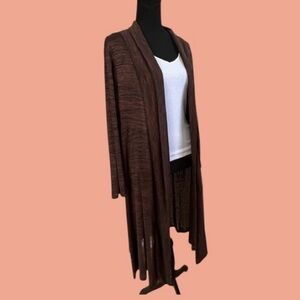 🤎NWT!! CLOSET FULL! LONG MELANGE DUSTER/CARDIGAN!! SO VERSATILE!